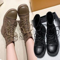 여성 워커 앵클 부츠 2color 하이탑 코디 워커화 통굽 운동화 여자하이탑