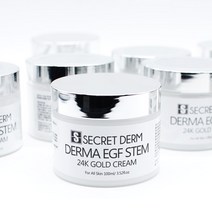 시크릿덤 더마 EGF STEM 24K골드크림 100ml egf크림 펩타이드크림 MTS크림겸용 기미 미백 주근깨, 1개