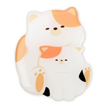 나인어클락 핸드 그립 스마트 고양이 냥 트윈 젤리 톡 커플 핸드폰 거치대, 트윈_놀고있 냥