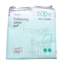 필리밀리 엠보싱 화장솜 600P 대용량 기획, 600매입, 1개