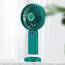 YAPOGI 대용량 손 선풍기 캠핑 휴대용 5단 미니 선풍기 10000mAh, 그린, N6