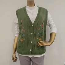 타마라 중앙로역점들꽃자수 니트조끼 (TAVK23331)