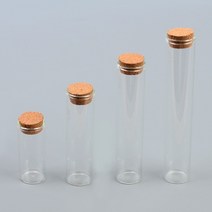 코르크 마개 일자형 유리통, 상품선택, 50mm