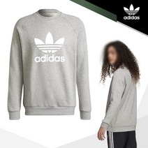 아디다스 오리지널 트레포일 크루 긴팔티(H06650)