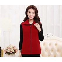 L-4XL 여성 Chalecos 가을 겨울 조끼 자켓 슬림 어머니 의류 중년 봄 양털 탑
