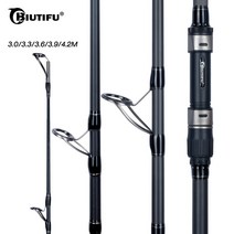 1호대 BIUTIFU BIGFISH 잉어 낚싯대 4.2/3.9/3.6/3.0m T800 탄소 섬유 3.5lb 던지기 40-200g 여행 Surfcast, 01 3.0m