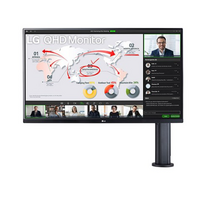LG전자 80cm QHD IPS 슬림 베젤 360 모니터, 32QP880