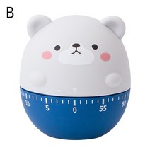 타이머시계 공부 워치 초 타임 타이머 시계 동물 모양 주방 기계식 타이머 시간 관리 알림 참신한 수동, 03 B