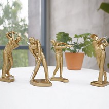 바보사랑 모던 골드 골프 모션 4종 거실소품.아트빌리지, 단일속성