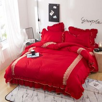 침구세트 차렵이불 피스 공주침대