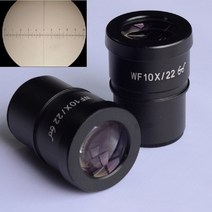 휴대용현미경 디지털 전자 미니 생물 MICROSCOPE Fyscope 2 개몫 wf10x22 슈퍼 와이드 필드 10x 접안 렌즈 22mm 필드 너비 크로스 레티클 30mm, wf10x22r