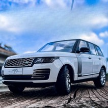 RANGEROVER 1대18 자동차 다이캐스트 올드카 피규어 키덜트 인테리어 장식품, 지프, 블랙
