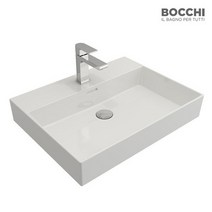 BOCCHI [BOCCHI] 보치 세면대 원홀 벽걸이 세면기 밀라노-1376, 1개