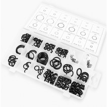 대량 사이즈별 O링 아크릴 고무 패킹(225개입) 세트 오링 오일링 대용량, O링225pcs