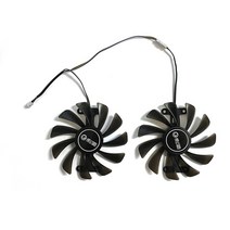 쿨러팬 냉각팬 2PCS GFM10012H12SPA 95MM 4PIN GTX1070 1080 쿨러 갤럭시 GTX 1070 1070TI EXOC SNPR 화이트 그래픽 카드 냉각 팬, [01] GFM10012H12SPA