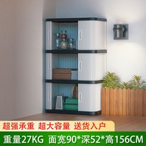 농기구보관함 전원주택 간이농막 조립식창고, 3층 높이 156cm(칸막이 보드 2개 포함)