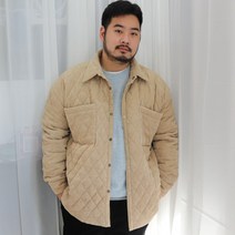 베어릭 빅사이즈 WF 코듀로이 패딩자켓 골덴잠바 큰사이즈 골덴점퍼 누빔점퍼 패딩점퍼 3XL 4XL 큰사이즈