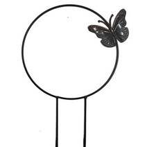diy plant round heart shaped support frame 금속 정원 등반 격자 꽃 야채 등나무 스탠드 식물 홀더 정원 도구, 라운드 b, 협력사