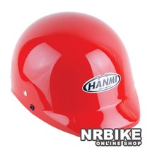 한미 야구모 레드 오토바이 스쿠터 헬멧