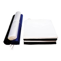우리봉투 평판봉투(비포)흰색 재활용 쓰레기 채소봉투, 25매, 80L