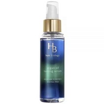 HB Hair Biology 아르간 오일 테이밍 세럼 3.2 Fl Oz. 칙칙하고 곱슬하고 건조한 모발용. 모발을 강화하고 영양을 공급합니다. 염색 흰머리를 위해 제작되었습니다.