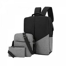 FU814 USB 포트 더블백팩 백팩 출근 남성 남자 보이 데일리 회사원