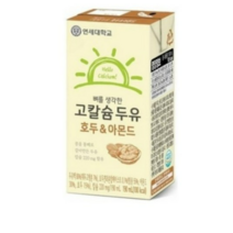 연세우유 뼈를 생각한 고칼슘 두유 호두 & 아몬드, 190ml, 48개