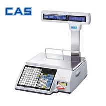 카스 유통형 라벨 저울 CL5500-15P(T) 기둥있음 (15kg/2~5) 개체 이력 라벨프린트 저울 정육점