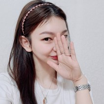도도앤뉴 3+1 꽈배기 매트 얇은 머리띠 헤어밴드 6컬러