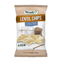 Simply7 Lentil Chips Sea Salt 133g 12팩, 1개, 1g