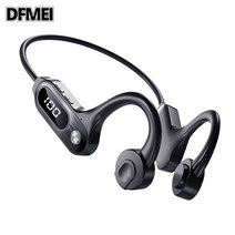 DFMEI V30 스포츠 골전도 블루투스이어폰, 화이트