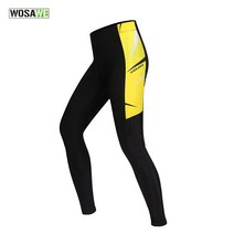 WOSAWE 남성 MTB 라이딩 팬츠 자전거 의류 복장 바지 쫄바지 패드 사이클복