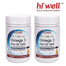 뉴질랜드 하이웰 프리미엄 오메가3 피쉬오일 1000mg 300캡슐 x2 알티지오메가3 비타민, 2box