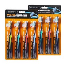 유한덴탈케어 인터쿨링 복합미세모 칫솔, 1개입, 40개