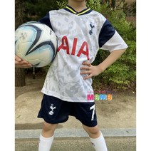 [마마고] 유소년 아동 토트넘 축구복 유니폼 상하의 세트 NO.7 SON 손흥민 아빠 축구복