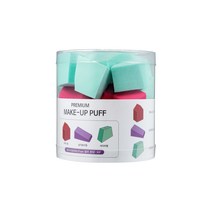 래쉬톡 메이크업 3type혼합 컬러 퍼프 30p