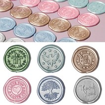 중세 인장 스티커 1p 다꾸 포장 도장 공예 왁스 테이프 인감 봉투 봉투 비즈 접착 봉인 스탬프 라벨 앤틱, D_하트
