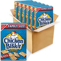 Chicken in a Biskit Original Baked Snack Crackers Family Size 6 - １2 oz Boxes, 1