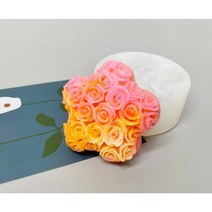 장미볼 꽃잎 수제몰드 1구 비누 캔들 석고방향제 만들기 (자체제작)