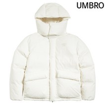 엄브로 아웃포켓 숏 구스다운(크림)UM421CDJN3