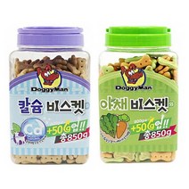 1300K 강아지간식 도기맨 비스켓(SS) 850g, 상품선택, 야채, 1개