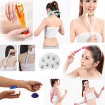 (지압 마사지기 모음) 손가락 목안마 두피 얼굴 전신, 핑크, 8_전신줄안마기