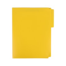 플러스샵 화스너 화일 A4홀더 4컬러 PP 10매입 1묶음, 화스너 노랑색 1묶음 10매입