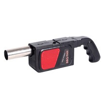 낙엽 청소 무선 송풍기 휴대용 전기 bbq 팬 air blower 휴대용 야외 캠핑, 검은색