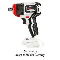 충전임팩 전동 렌치 임팩트렌치 세트 K 브러시리스 무선 전기 임팩트 충전식 인치 공구, 유럽 ​​연합, 배터리 없음