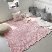 플로티나 극세사 카페트 160x210cm 극세사러그 침대패드 바닥카페트 밀림방지매트