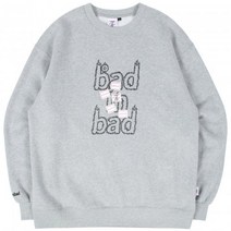 BADINBAD [BIB X JODAE]BAD IN MONSTER SWEATSHIRT_GREY