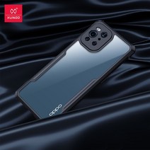 잠수함 케이스 핸드폰 방수 x3 pro 찾기 xundd 에어백 oppo 찾기 x3 용, 1 조각 케이스, 블랙 클리어
