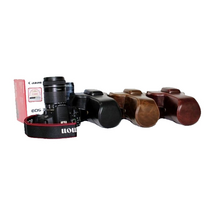 캐논 600D/650D/700D 가죽케이스/속사케이스, 캐논600/650/700D 케이스, 브라운