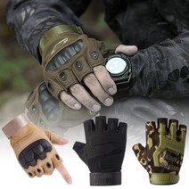 오토바이 장갑 라이더 바이크 클래식 반장갑, 브라운, B 타입